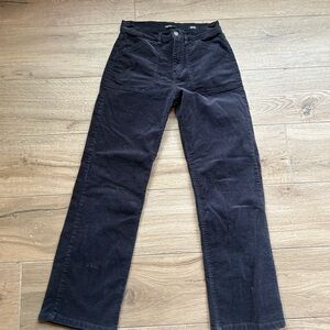UNIONBAY Supplies Black Corduroy Straight-Leg Pants